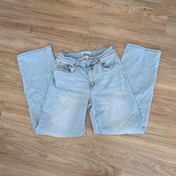 Wax Jeans Collection Light Wash Straight Wide leg Denim Jeans Size 29 Women - Picture 8 of 8